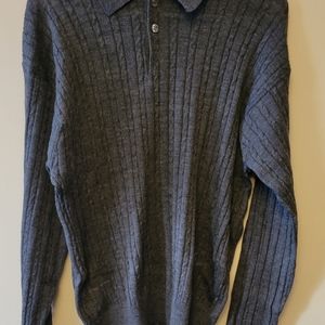 Lord & Taylor Italian Marino wool Henley